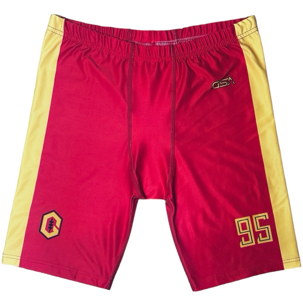 GSA Men's Red Compression Shorts Athletic Base Layer Training Size Medium